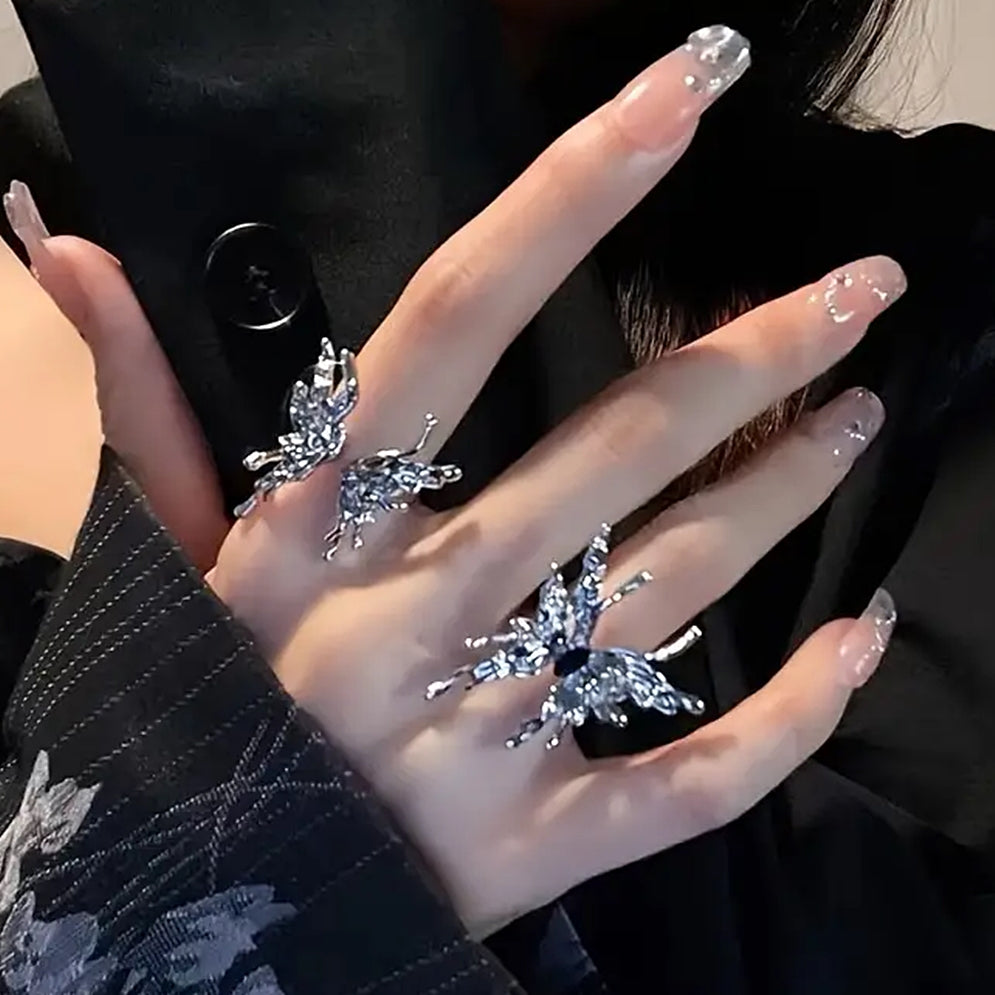 Grunge Butterfly Ring